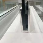 Buy cheap U Channel Frameless Aluminum Glass Fence Glass Deck Railing Gate product