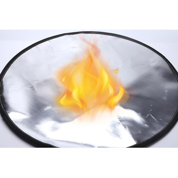 Non Stick Bbq Grill Mat Outer Round Fireproof High Temp 36 Round Fire Pit Ember Mat