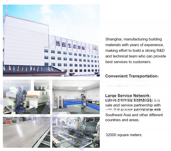 SPC Plastic Flooring for Waterproof Easy Click Installation Eco-friendly PVC Material