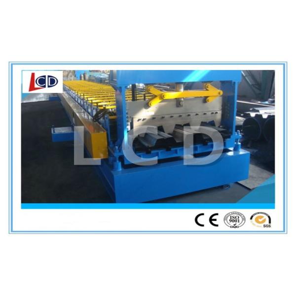 Floor Decking Sheet Metal Forming Machine PLC Control 9 Ton New Condition