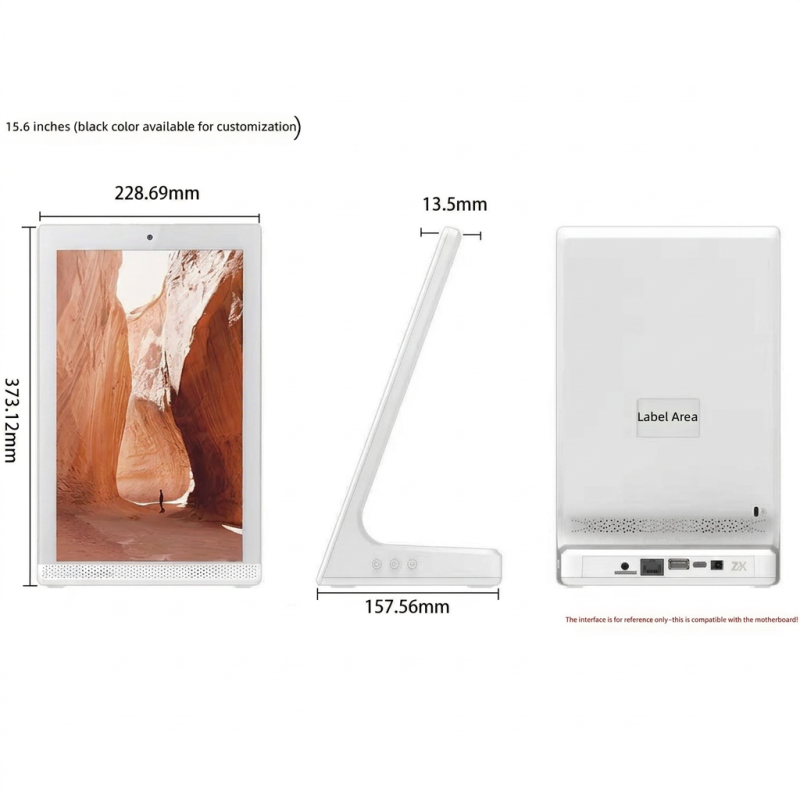 Smart Desktop Digital Signage Display with Touch Screen, Face Recognition & Full HD Resolution