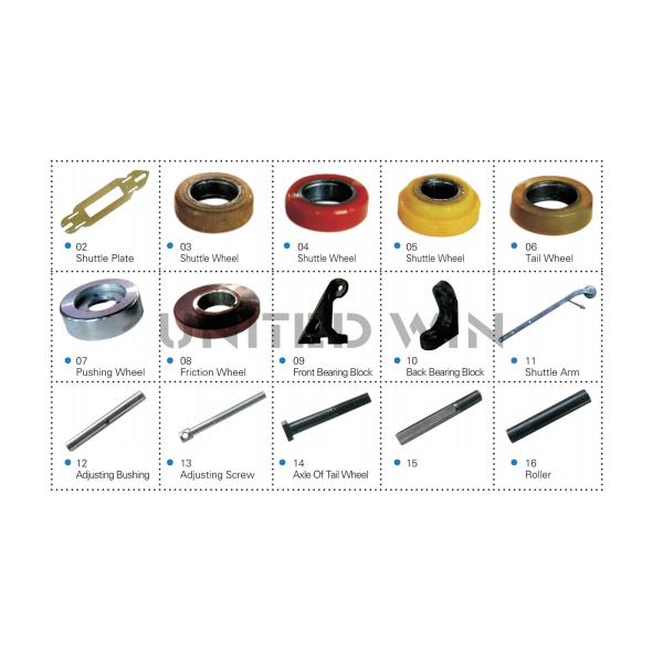 Shuttle Circular Loom Spare Parts SBY-750x6G Shuttle Wheel Auto Spare Parts