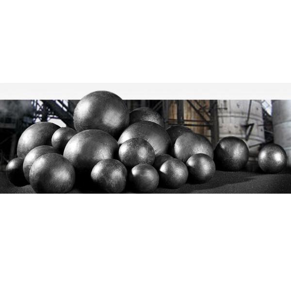 Hot Rolling Ball Mill Balls , High Hardness Cast And Forged Grinding Ball