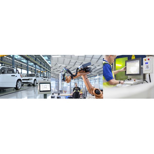 Wall Mount Android Industrial All-In-One PC Touch Screen Panel 10-Point Touch 1 Year Warranty Multi-size for Factory Automation
