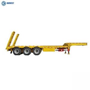 Buy cheap 3 Axles 60 Ton 13m Lowboy Heavy Duty Semi Trailer With Mechanical Ladder product