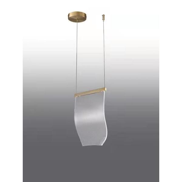 Nordic Luxury Hotel Large Big Led Ceiling Lobby Glass Pendant Chandelier Crystal Modern Atmosphere Light