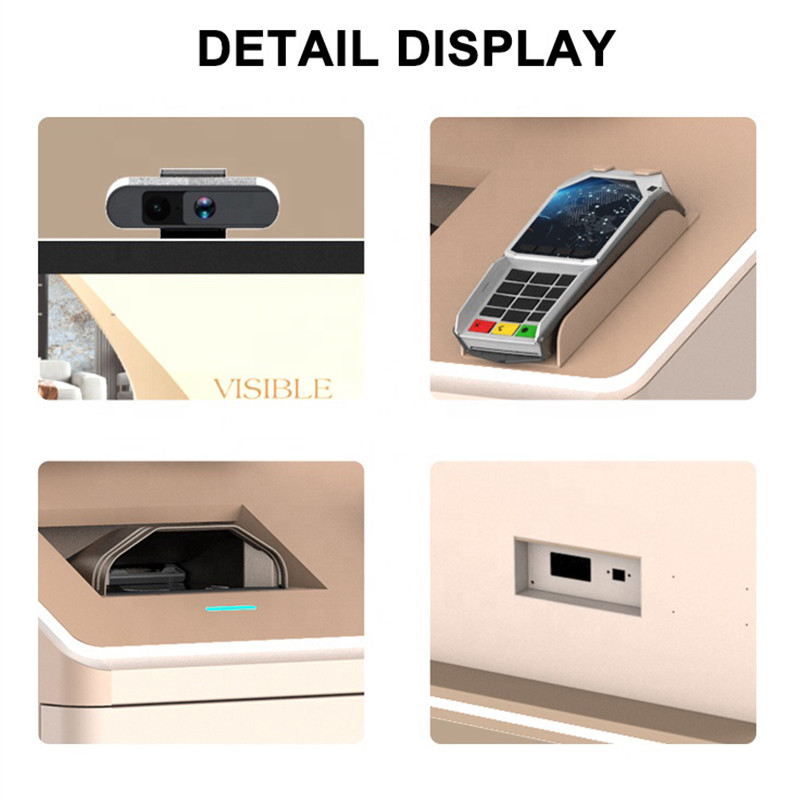 LKS Outdoor Waterproof Dustproof Sunlight Visible QR Code Bank Card Cash Payment Parking Lot Kiosk