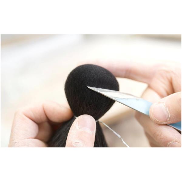 Professional Big Tapered Powder Definer Brush Super Soft Natural Goat Hair