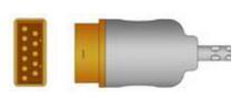 GE 11 Pin Medical Temperature Sensor Probe Adapter Cable PVC Insulation