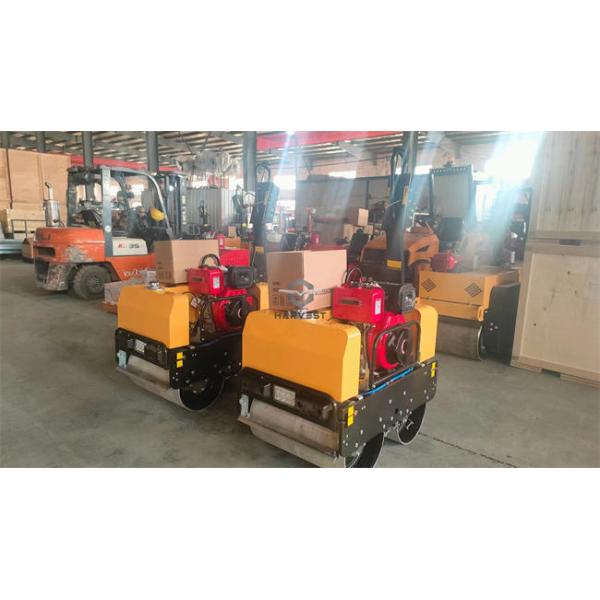 600kg Hydraulic Walk Behind Double Drum Mini vibratory Road Roller