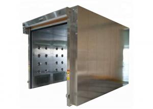 China Large Cargo Air Shower With Roll - Up Shutter Doors / Clean Room Chamber on sale