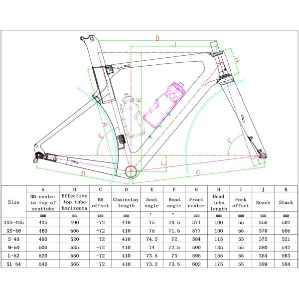 Hologrphic Handlebar Racing Road Bike Sram Rival 22 Speed 46cm Frame 60TPI