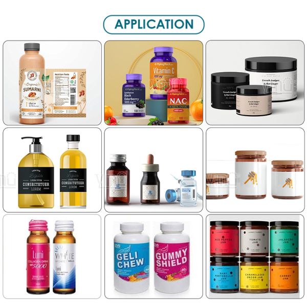 Automatic Labeling Machine Desktop Plastic And Glass Round Bottle Labeling Machine For Food Skincare And Daily Necessities