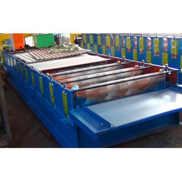 Full Automatically Roof Roll Forming Machine / Metal Roof Machine For Building