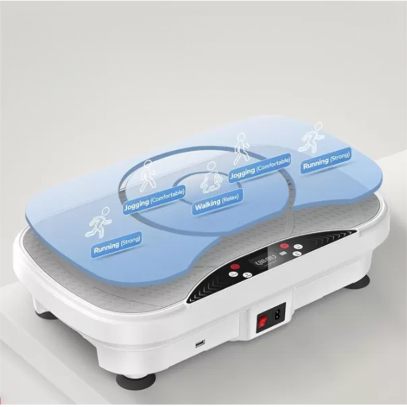 Multi-Color LED Vibration Plate， Remote Control Fat Burning Platform