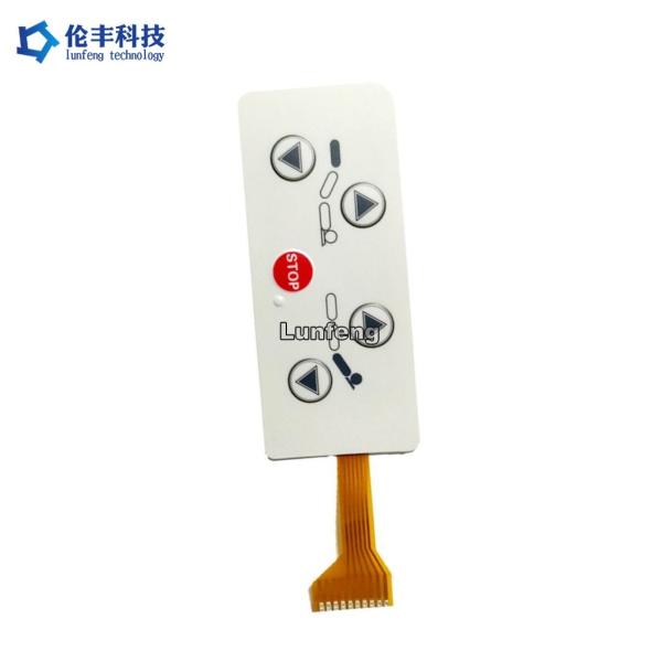 Flexible PCB LED Light FPC PET Membrane Switch Long Service Life