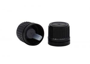 Buy cheap 18mm 20mm Black Tamper Evident Plastic Cap Tamper Evident Screw Cap For Bottles product