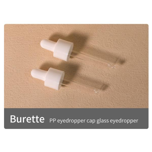 PET Frosted Dropper Bottle Transparent Dropper Serum Bottle 20ml 25ml 35ml For Skincare