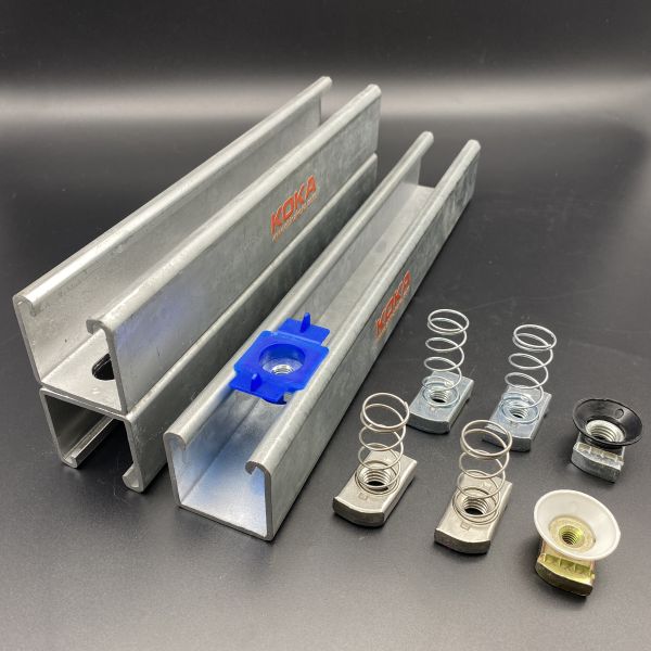 Heavy Duty Metal 50x50x3 Square Channel Steel Profile Rail