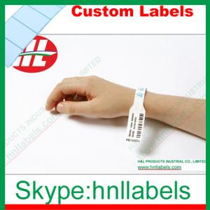 Buy cheap Thermal Synthetic Medical Identification Wristbands WB06 product