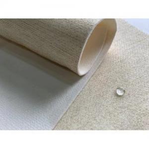 China 100cm Micron Filter Cloth Asphalt Mixing , Aramid Needle Felt High Temperature Resistant on sale