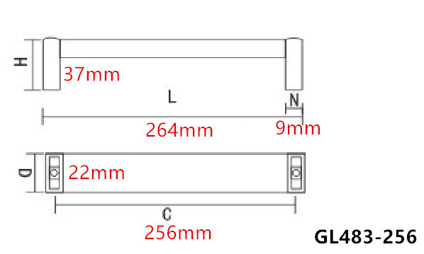 Stainless Kitchen Cabinet Handles And Knobs 192mm T Bar Modern Decoration Long Door Pulls