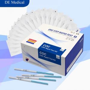 Buy cheap One Step IVD Drug Abuse test kit  COC Cocaine rapid urine test strip product