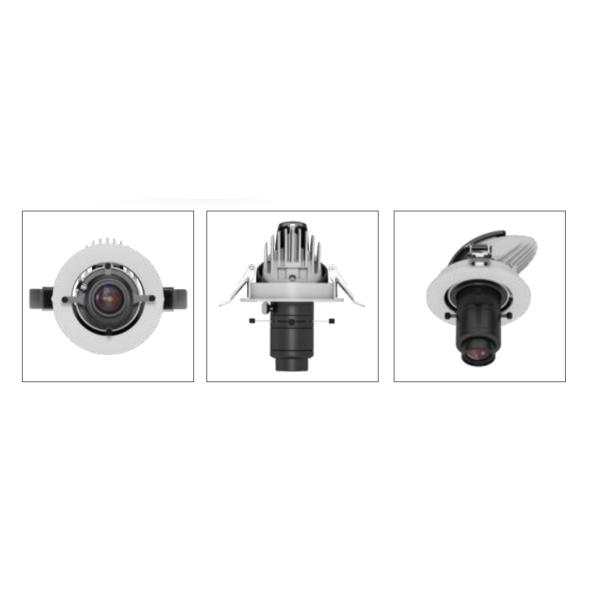 Embedded Contour Gimbal Light Optical Lighting LED Shapeable Magnetic Track Light for High-End Commercial Space