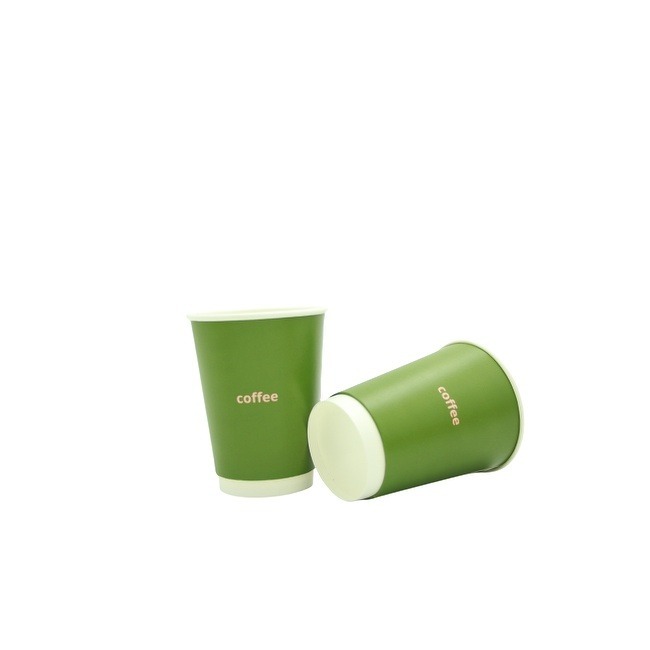 Customized Design 12 oz Paper Disposable Coffee Cups Hot or Cold Beverage Drinking Cup for Water Juice Coffee or Tea