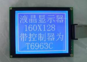 China 160*128 Graphic LCD Module 100% Replace WG160128B With T6963C Controller on sale