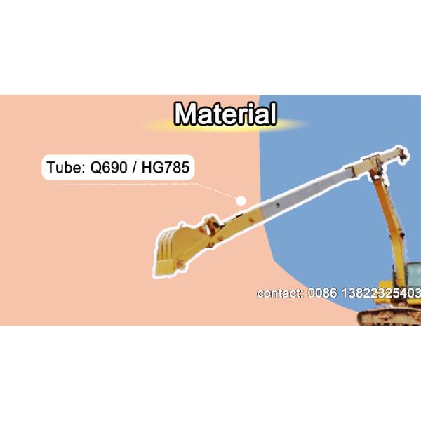 Digging Foundation Pit Excavator Telescopic Arm For 20 Ton 30 Ton 55 Ton