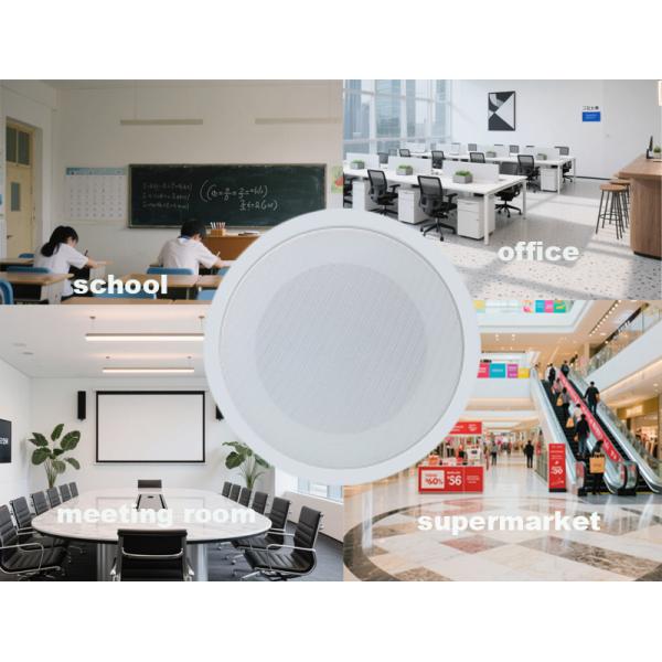 4 Inch Ceiling Speaker Power 6W Iron Material High Quality Ceiling Speaker for Office Hotel Restaurant