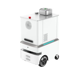 AGV Autonomous Uvc Mobile Robot 5m H2o2 Fog Sanitizer Machine