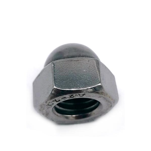 High Tensile Decorative Hex Cap Nuts , Stainless Nuts Drawing Request Finish