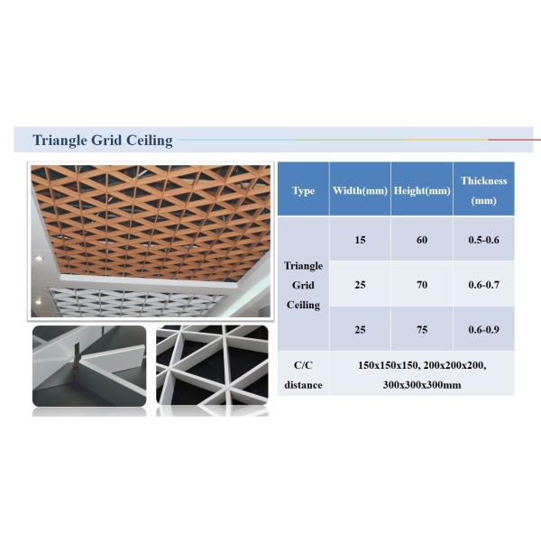 Building Wall Ceiling Covering Decorational Materials RAL 9016 Suspended Metal Square Cell Ceiling Grid