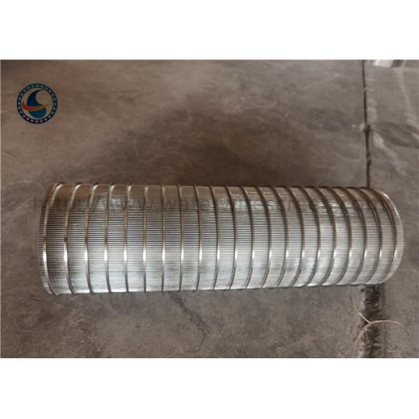 Cylindrical Ss304 316l Welded Wedge Wire Screen