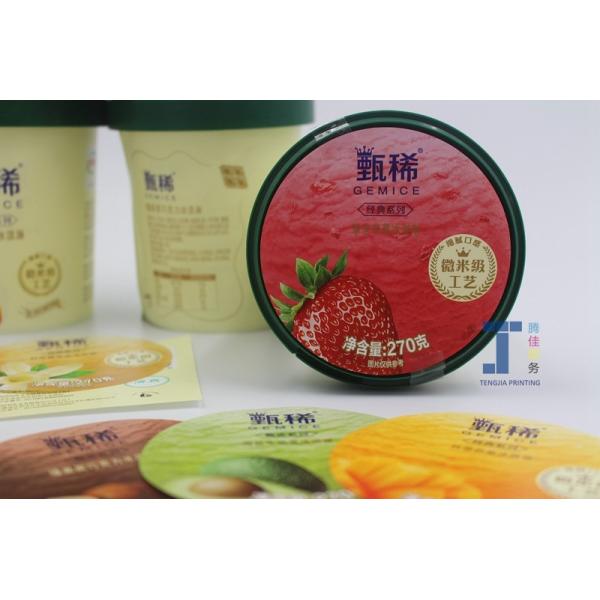 IML In Mold Labeling Food Sticker Labels Ice Cream Cup Labels
