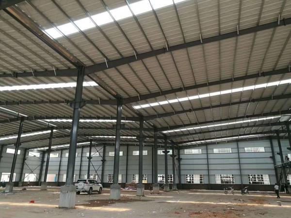 Quality Easy Assemble Light Weight Warehouse Steel Structure Single Or Double Span for sale