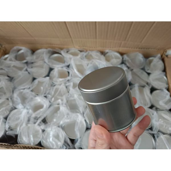Empty Round 30g Match Powder Sealed Tin Can Airtight Powder Packaging