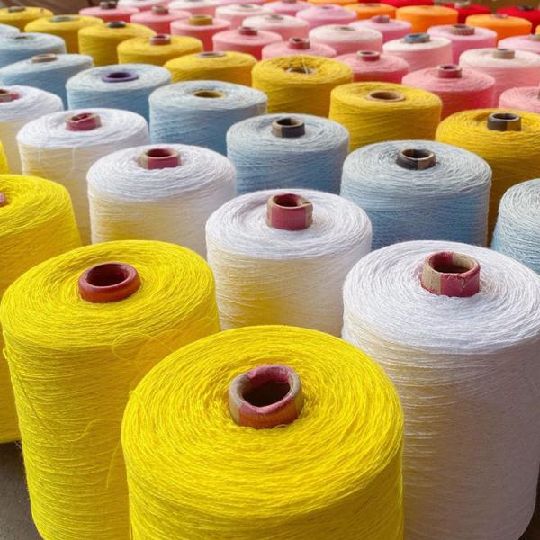 White Count Ring Rayon 50% Spun Viscose Yarn 30S/1 300D For Original 30F Virgin 20S Hot Knitted