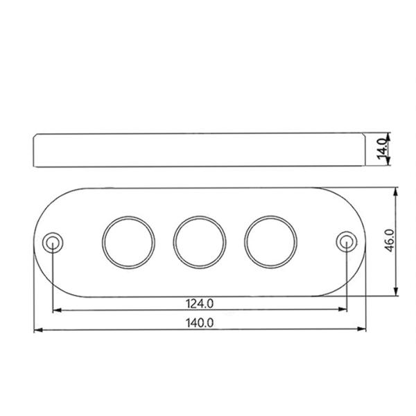 Waterproof IP68 45W Underwater Pond Lights 316L Stainless Steel