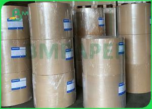 China 70gsm 80gsm Extensible Sack Brown Kraft Paper For Cement Bag 94cm 102cm on sale