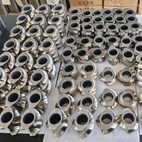 HRC 58-62 CNC Precision Machining Twin Screw Extruder Elements with Wear and Corrosion Resistance for Plastic Processing