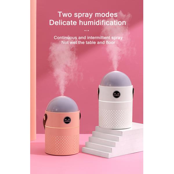 HOMEFISH Rechargeable Battery Essential Oil Diffusers 550ml Projection Air Humidifier