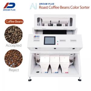 China Roasted Coffee Bean Color Sorter Machine 3 Chutes 99.99% Accuracy on sale