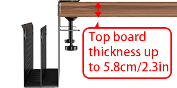 Pen Holder for Laptop Stand Tablet iPad books Holder Under Desk Hanging Organizer