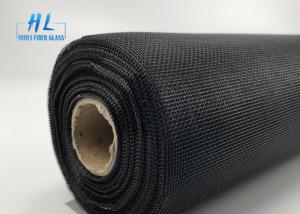 China 4ft*30m Black 120gsm Fiberglass Fly Screen With PVC Coating on sale