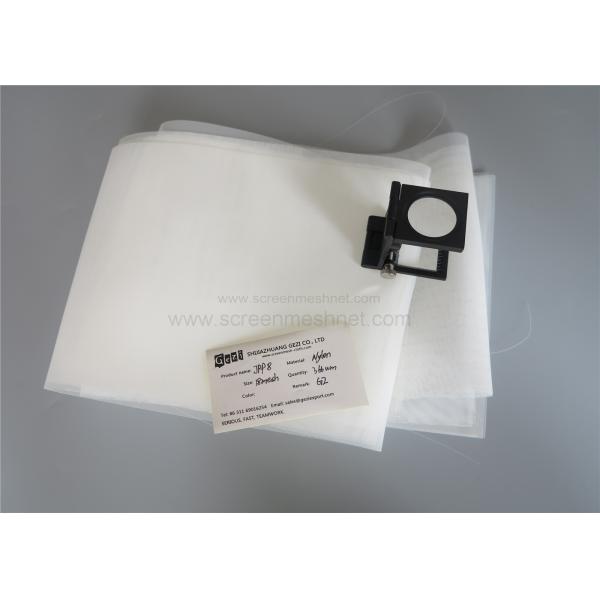 Customized Size Nylon Filter Mesh 60 120 260 Micron 100% Nylon Material White Color
