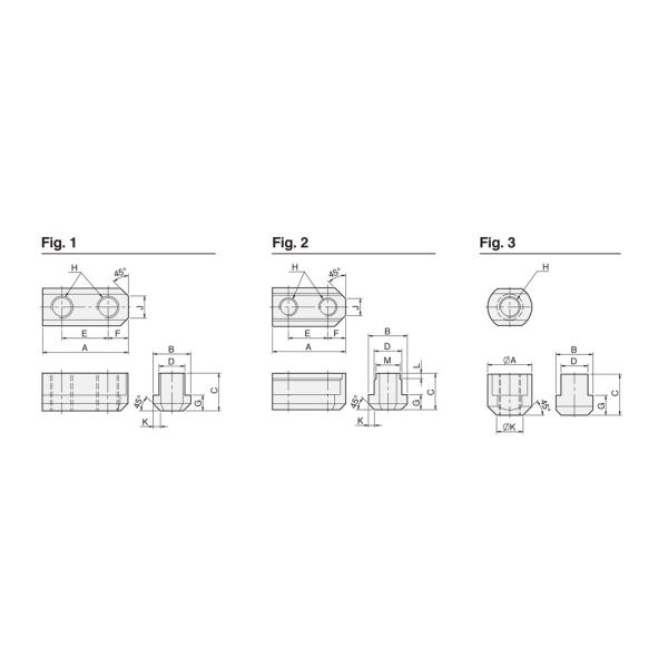 T Slot Suitable for power chuck