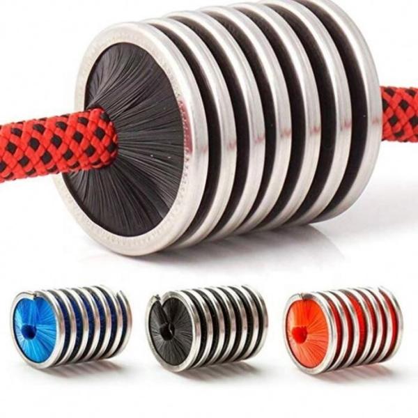 Inside Stiff Rope Cleaning Brush Nylon Wire Coil Spring Spiral Brush For Chain Cleaning